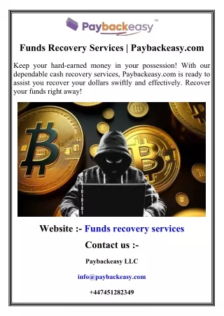 Funds Recovery Services  Paybackeasy.com