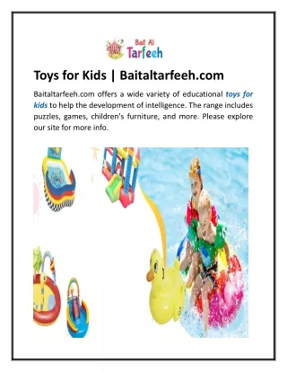 Toys for Kids  Baitaltarfeeh.com