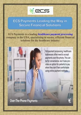 ECS Payments Leading the Way in Secure Financial Solutions