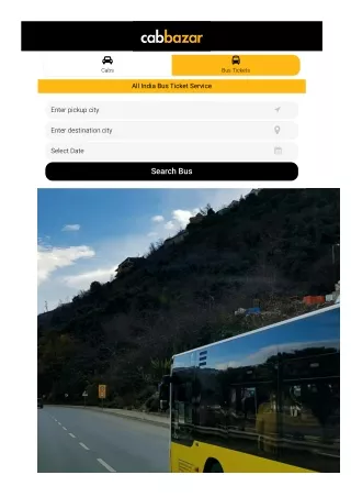Online Bus Ticket Booking | Book My Bus Ticket