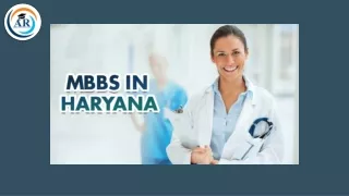 Exploring MBBS Education in Haryana: A Comprehensive Guide