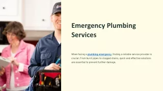 Emergency Plumbing Services