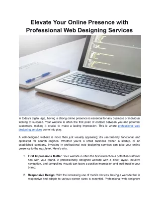 Elevate Your Online Presence with Professional Web Designing Services (1)