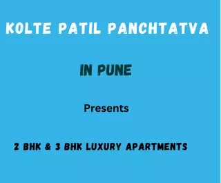 Kolte Patil Panchtatva Pune  E- Brochure