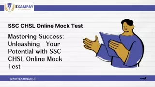 SSC CHSL Online Mock Test