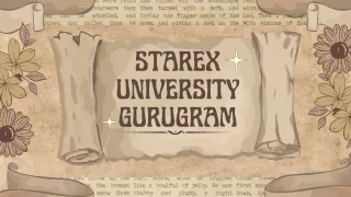 Starex University Gurugram