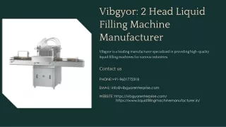 2 Head Liquid Filling Machine Manufacturer, Best 2 Head Liquid Filling Machine M