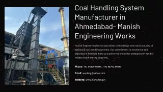 Coal Handling System Manufacturer in Ahmedabad, Best Coal Handling System Manufa