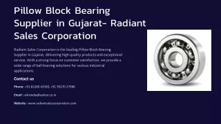 Pillow Block Bearing Supplier in Gujarat, Best Pillow Block Bearing Supplier in