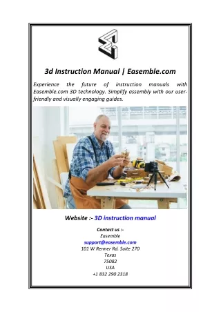 3d Instruction Manual  Easemble.com