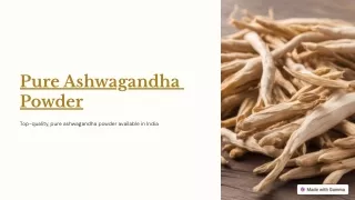 Pure Ashwagandha Powder