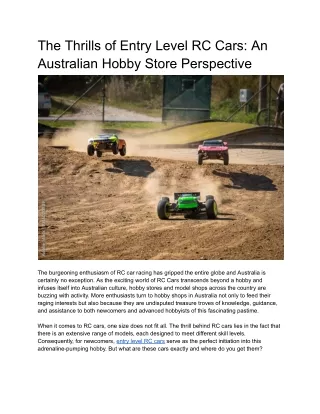The Thrills of Entry Level RC Cars_ An Australian Hobby Store Perspective (1)