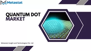 Quantum Dot Market Trends and Analysis | Forecast 2030