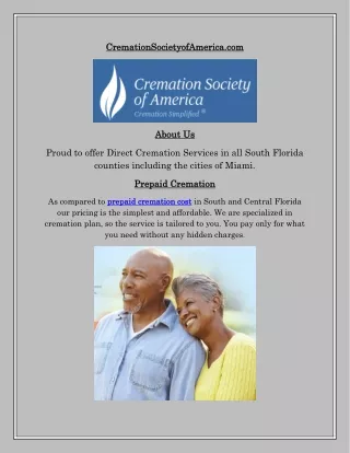 Cremation Pricing