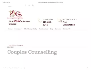 CS Counselling: Expert Couples Therapy in Brampton, Canada