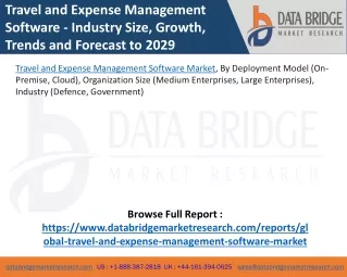 Travel and Expense Management Software Market – Industry Trends and Forecast to 2029
