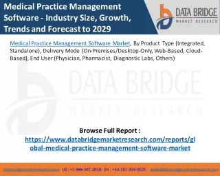 Medical Practice Management Software Market - Industry Trends and Forecast to 2029
