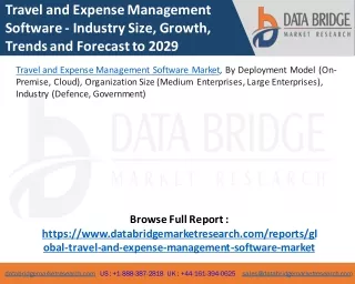 Travel and Expense Management Software Market – Industry Trends and Forecast to 2029