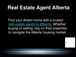 Real Estate Agent Alberta