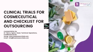 Clinical Trials for Cosmeceutical and Checklist for Outsourcing (1)
