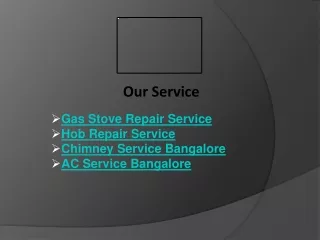 Gas Stove Repair Service