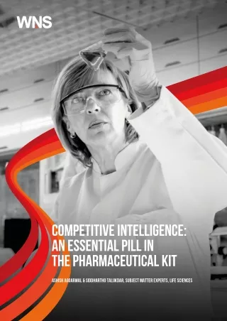 Competitive Intelligence: An Essential Pill in the Pharmaceutical Kit