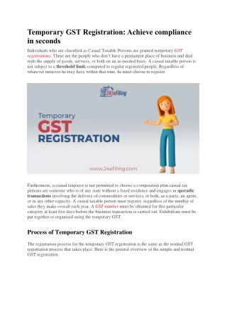 Temporary GST Registratio1