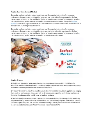 Navigating Seafood Market Trends: A Showcase of Top Innovations and Players