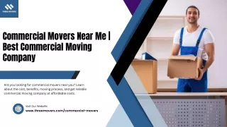 Commercial Movers Near Me  Best Commercial Moving Company