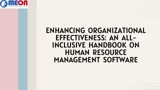 Human Resource Management Software