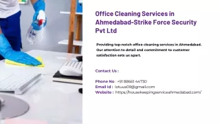 Office Cleaning Services in Ahmedabad, Best Office Cleaning Services in Ahmedaba