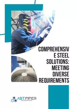 Comprehensive Steel Solutions Meeting Diverse Requirements