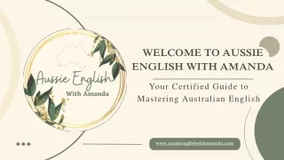 Learn Aussie English with Amanda | Australian Slang & Accent