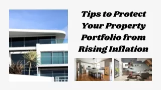 Tips to Protect Your Property Portfolio from Rising Inflation