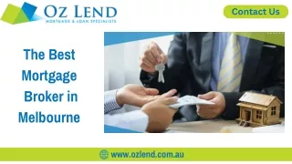 The Best  Mortgage  Broker in  Melbourne