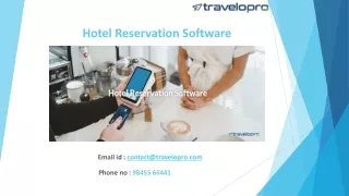 Hotel Reservation Software