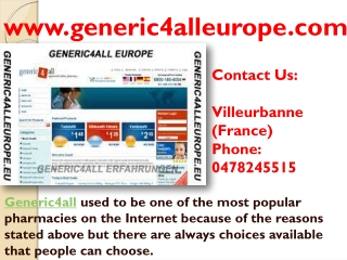 Generic4all Review - Generic4all Europe