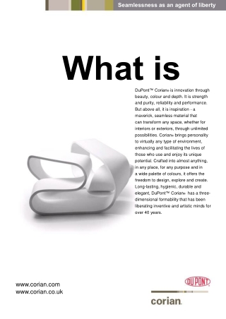 What is corian