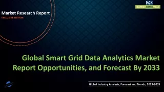 Smart Grid Data Analytics Market Report Opportunities, and Forecast By 2033