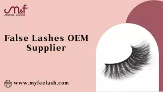 False Lashes OEM Supplier