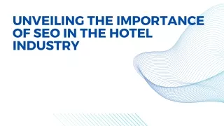 seo for hotel industry