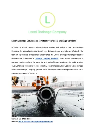 Local Drainage Company