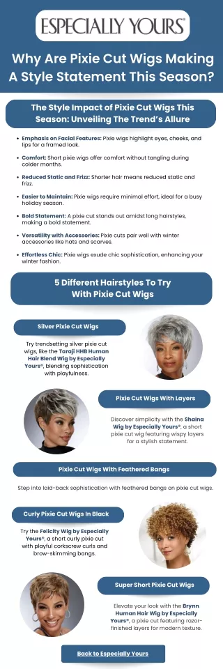 Why Are Pixie Cut Wigs Making A Style Statement This Season?