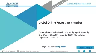 Online Recruitment Market Market Size, Share industry Perspective and Report 202