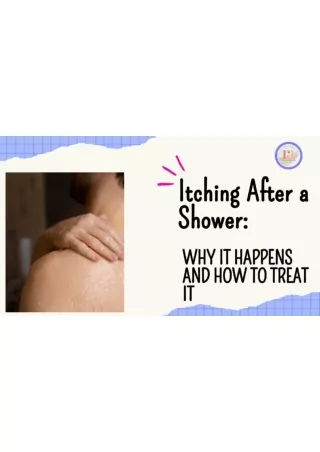 Itching After a Shower Why It Happens and How to Treat It