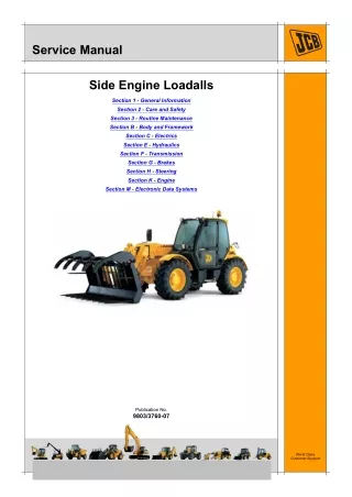 JCB 531-70 TELESCOPIC HANDLER Service Repair Manual