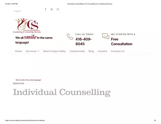 CS Counselling Individual Counselling in Brampton, Canada