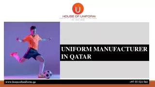 UNIFORM MANUFACTURER IN QATAR