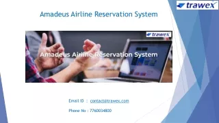 Amadeus Airline Reservation System