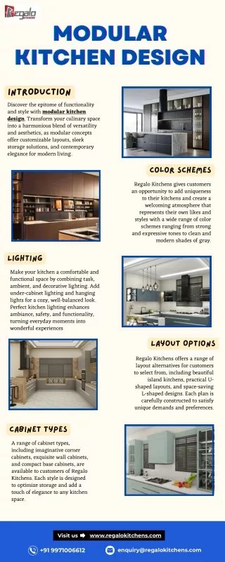 Modular Kitchen Design | Regalo Kitchens